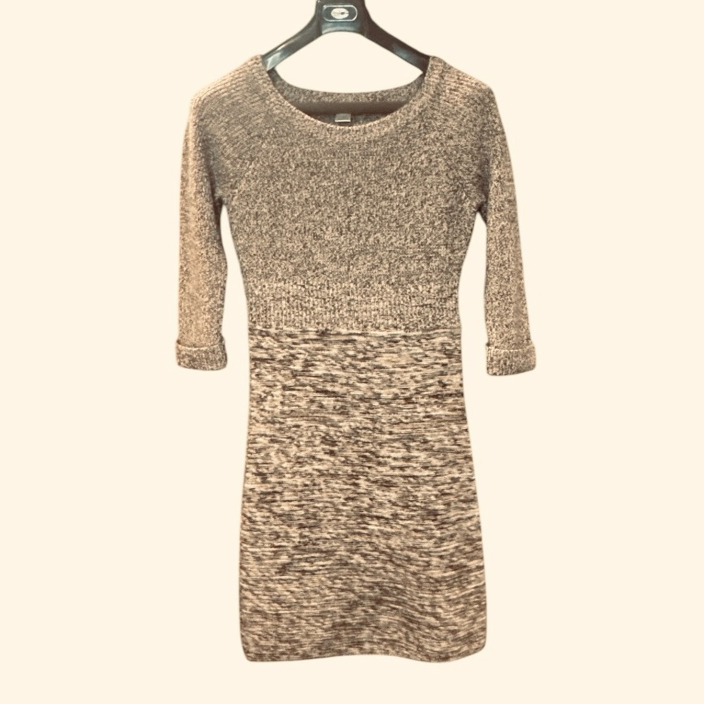 Maggy London‎ Knit Wool Blend Dress, fisherman look! Size large.